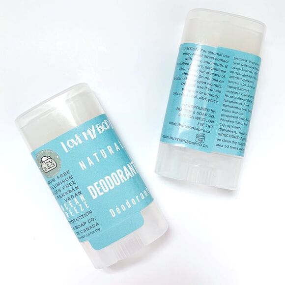 🌊Two Vegan Aluminum Free Deodorant travel size - Picture 3 of 5